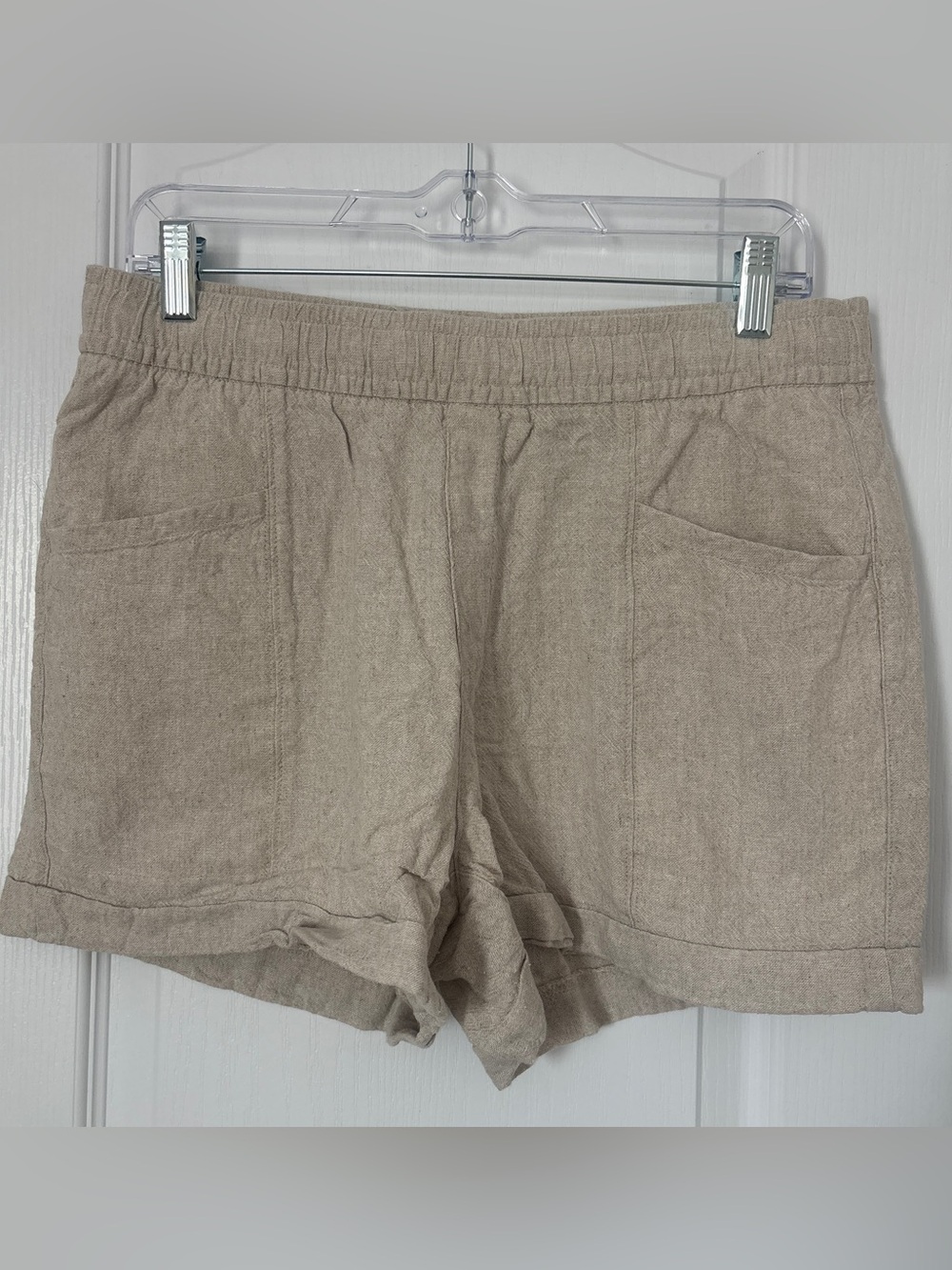 Old Navy Linen Blend Shorts - Natural Beige
